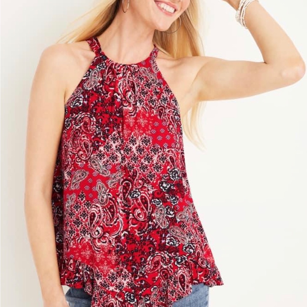 New! Maurices Red Summer Top XXL